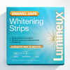Lumineux whitening strips packaging on a white background