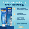 Performance whitening toothpaste tube with 10% nano-hydroxyapatite, Lumineux®